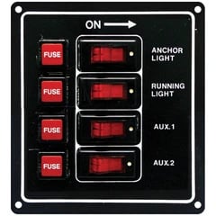 SeaSense Gang Rocker Switch Panel Marine Grade — image 3