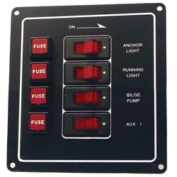 SeaSense Gang Rocker Switch Panel Marine Grade — image 2