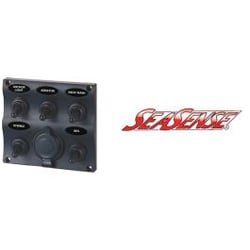 SeaSense Gang Toggle Switch Panel with 12V Outlet — image 2