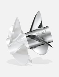 Solas Dual Propeller for Mercruiser Bravo Three Stainless Steel Rear Prop Propellers — image 2