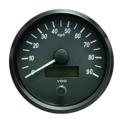 VDO Gauges SingleViu Speedometer MPH — image 2