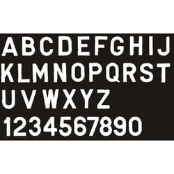 Seachoice Gothic Registration Letters & Numbers Adhesive Decals — image 2