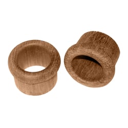Whitecap Industries Teak Finger Pull Barrel Recess Mount Pack Cabinet & Cupboard Latches — image 2
