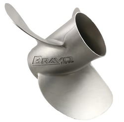 Quicksilver Thunderbolt Bravo Three Pitch Rear Propeller Propellers — image 2