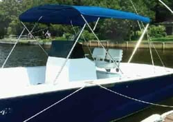 Carver Covers Bow Bimini Top Canvas Jet Black — image 2