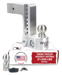 Weigh Safe Adjustable Ball Mount Drop Receiver GTW — image 2