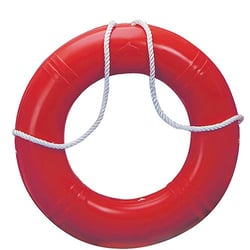 Dock Edge Dolphin Hardshell Life Ring Buoy USCG Approved — image 2