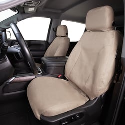 Covercraft Polycotton SeatSaver Custom Second Row Seat Cover Taupe — image 2