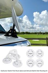 SeaSucker Starlink Flat High Performance Dish Mounting Kit Radar & Satcom Mounts & Accessories — image 2