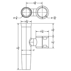 Picture of Taco Metals Adjustable Stainless Steel Clamp-On Rod Holder