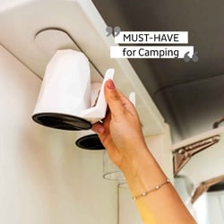 Silwy Drinkware Magnetic Metal Strip Leather Look Galley Accessories — image 3