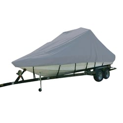 Carver Covers Sun-DURA Tournament Ski Boat Cover with Tower Grey — image 2