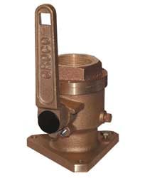 Picture of Groco Bronze Full-Flow Flanged Ball Valve Seacock Seacocks
