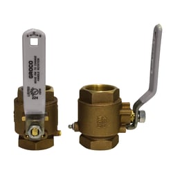 Groco Bronze Full-Flow In-Line Ball Valve NPT — image 2
