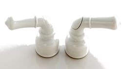 American Brass Hot Cold Acrylic Handle Set Plumbing Parts & Accessories — image 3