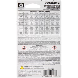 Picture of Permatex Medium Strength Threadlocker Blue Gel Thread Locker