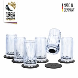 Picture of Silwy Drinkware Magnetic Plastic Shot Glasses Set Coasters, Cups & Can Coolers