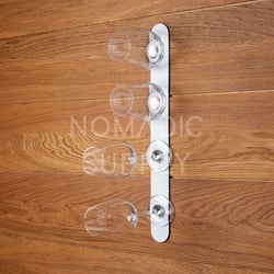 Picture of Silwy Drinkware Magnetic Glass Storage Containers with Metal Strip Sunglass Holder