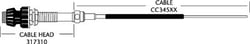 Seastar Solutions Vernier Control Cable No Hub Foot Replacement Cables — image 2