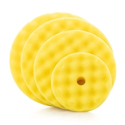 Picture of Rupes Usa Waffle Fine Polishing Pad Yellow Buffers & Polishers
