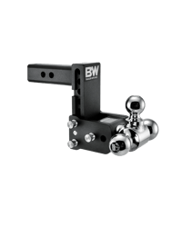 Picture of B&W Tow Stow Adjustable Tri-Ball Mount Receiver Drop
