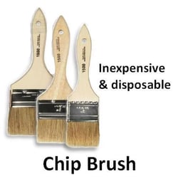 Redtree Chip Brush with White China Bristle Brushes - Disposable — image 2