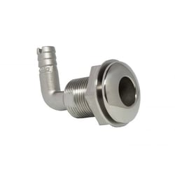 Picture of Whitecap Industries Duplex Stainless Steel 90° Thru-Hull Fitting with Barb