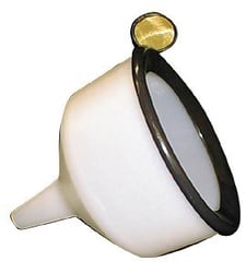 Picture of WirthCo 90190 Funnel King Side Fill Funnel 144 oz White Polyethylene with Anti-Splash Ring