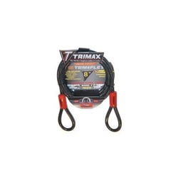 Picture of Trimax TDL1510 Dual Loop Security Cable 15ft x 10mm Quadra Braid