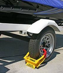 Picture of Trimax TCL75 Deluxe Universal Wheel Chock Lock 7-11.25 Inch RV Trailer