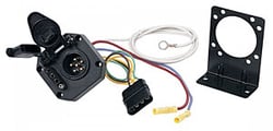 Picture of Hopkins 47175 Multi-Tow 4-Way Flat to 4-Way Flat and 6-Way Round Adapter
