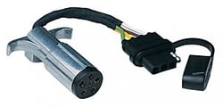 Picture of Hopkins Round to Flat Trailer Wiring Adapter