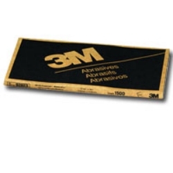 Picture of 3M 2023 Imperial Wet or Dry Sandpaper Sheets 5-1/2" x 9" 1500 Grit 50-Pack