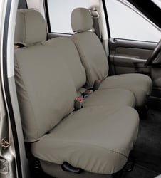 Picture of Covercraft SS3351PCCT Polycotton SeatSaver Custom Front Row Seat Covers Misty Grey
