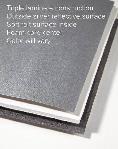 Picture of Covercraft UV10966BL Custom Windshield Sunscreen Blue Metallic Window Cover - UVS100