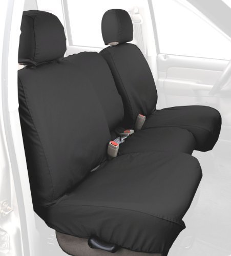 Picture of Covercraft SS3365PCCH SeatSaver Custom Front Row Seat Covers Polycotton Charcoal