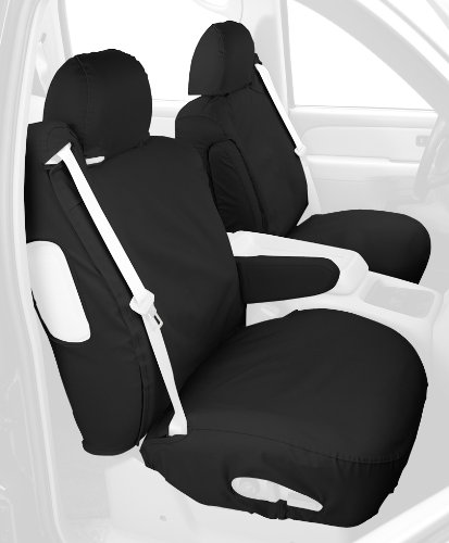 Picture of Covercraft SS2372PCCH Polycotton SeatSaver Custom Front Row Seat Covers Charcoal