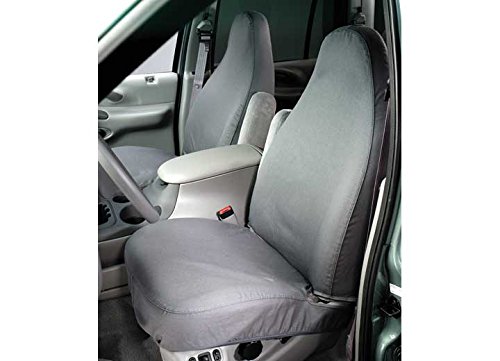 Picture of Covercraft SS8395WFGY Waterproof Polyester SeatSaver Custom Second Row Seat Covers Grey