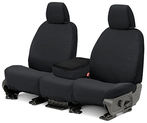 Picture of Covercraft SS2485PCCH Polycotton SeatSaver Custom Front Row Seat Covers Charcoal