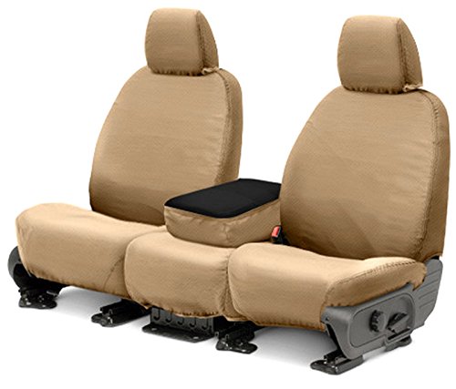 Picture of Covercraft SS2492PCTN Polycotton SeatSaver Custom Front Row Seat Cover - Tan
