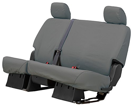 Picture of Covercraft SS8454PCGY Polycotton SeatSaver Custom Second Row Seat Cover - Grey
