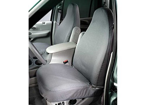 Picture of Covercraft SS2436WFGY Waterproof Polyester Seatsaver Custom Front Row Seat Covers Grey