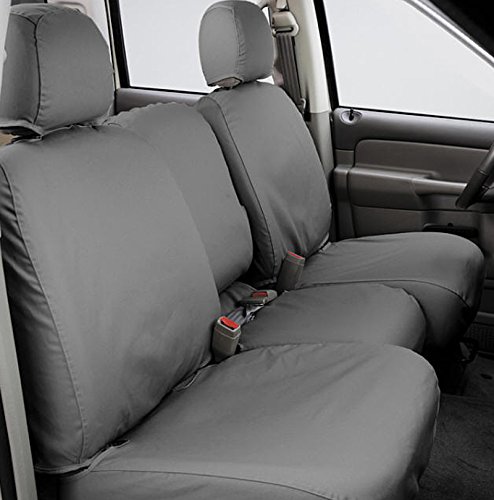 Picture of Covercraft SS8434WFGY Waterproof Polyester Seatsaver Custom Second Row Seat Covers Grey