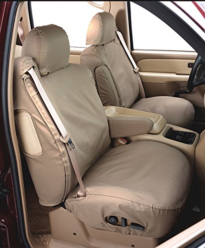 Picture of Covercraft SS7438WFTP Seatsaver Third Row Waterproof Seat Cover - Taupe