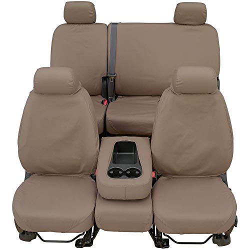 Picture of Covercraft SS2527PCSA Polycotton SeatSaver Custom Front Row Seat Covers Wet Sand