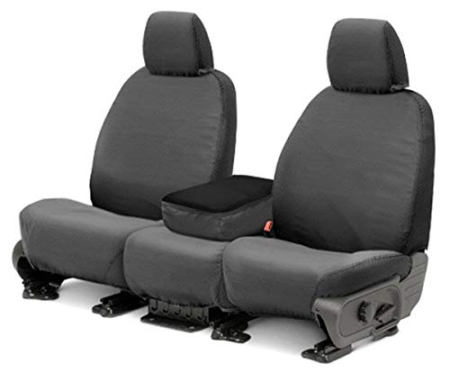 Picture of Covercraft SS2398WFGY Waterproof Polyester SeatSaver Front Row Seat Covers Grey