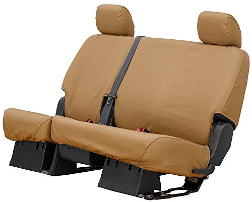 Picture of Covercraft SS7480PCTN Polycotton SeatSaver Second Row Custom Seat Cover - Tan
