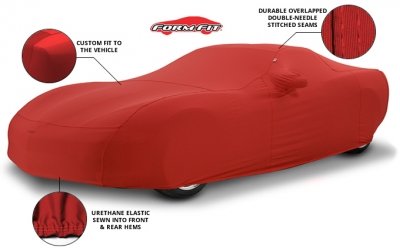 Picture of Covercraft FF13412FG Navy Blue SeatSaver Custom Seat Cover