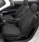 Picture of Covercraft SS8458PCCH Polycotton SeatSaver Second Row Custom Seat Cover Charcoal