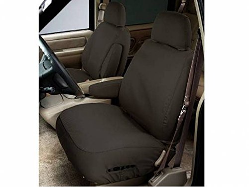 Picture of Covercraft SS3459PCCH Polycotton SeatSaver Custom Front Row Seat Covers Charcoal